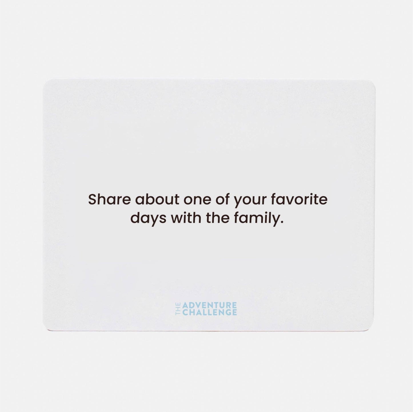 The Adventure Challenge: Connection Cards for Families