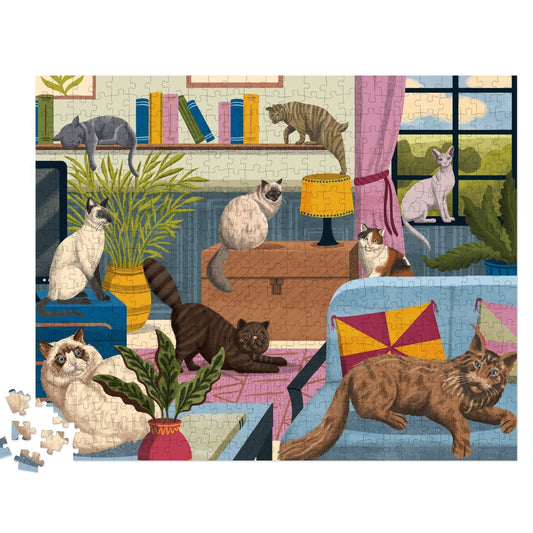For the Love of Cats Puzzle (500-Piece)