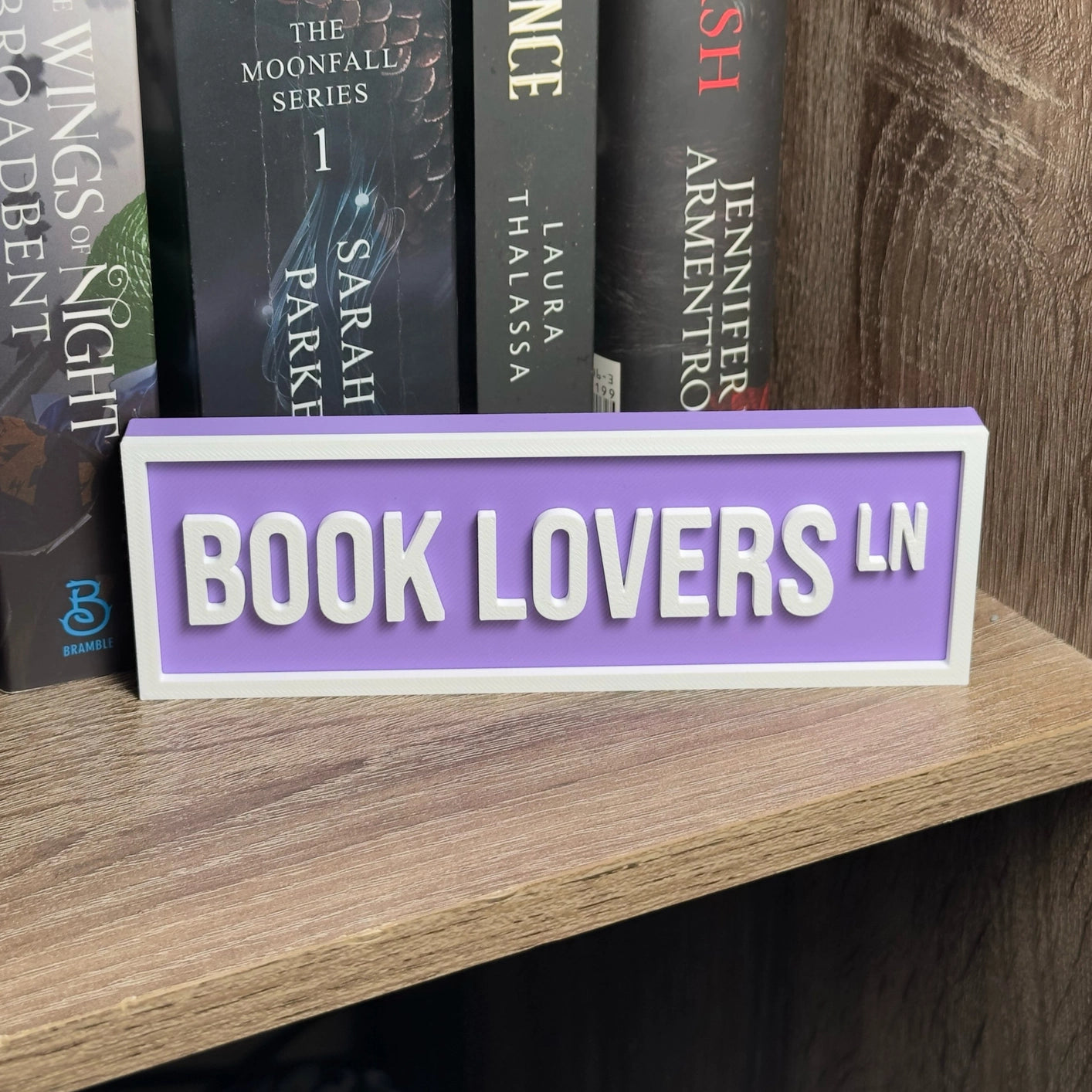 Bookshelf Street Sign