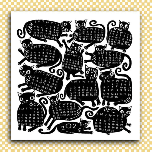 Cat Calendar for 2026