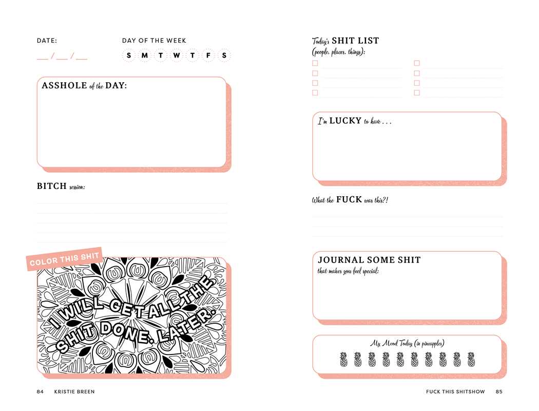 Fuck This Shitshow: A Gratitude Journal for Tired-Ass Women