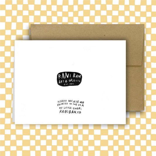 BIRTHDAY NO RULES Greeting Card