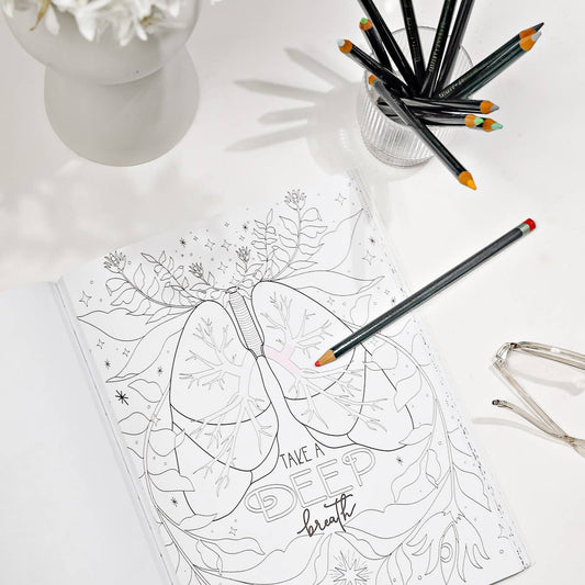 You are Made of Magic: Coloring book with Affirmations