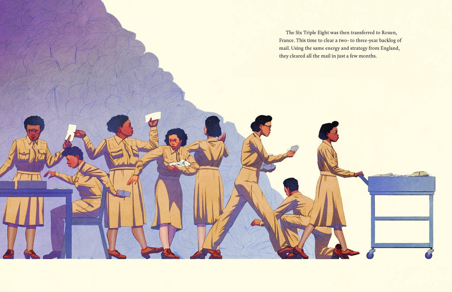 The Six Triple Eight: A True Story of the Black Woman Battalion of World War II