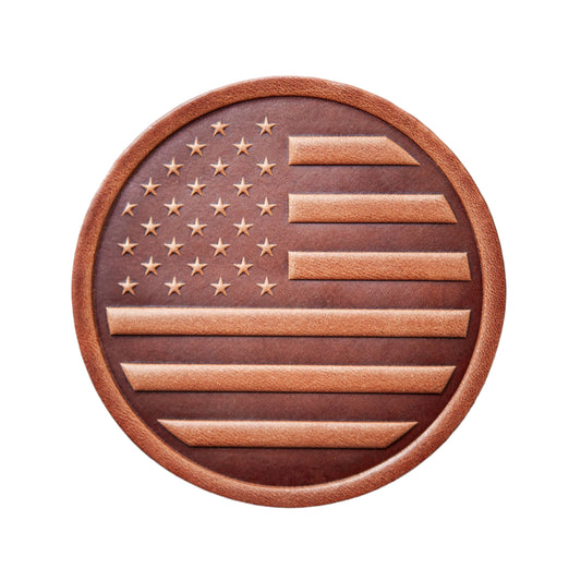 Leather Coaster (Multiple Designs)