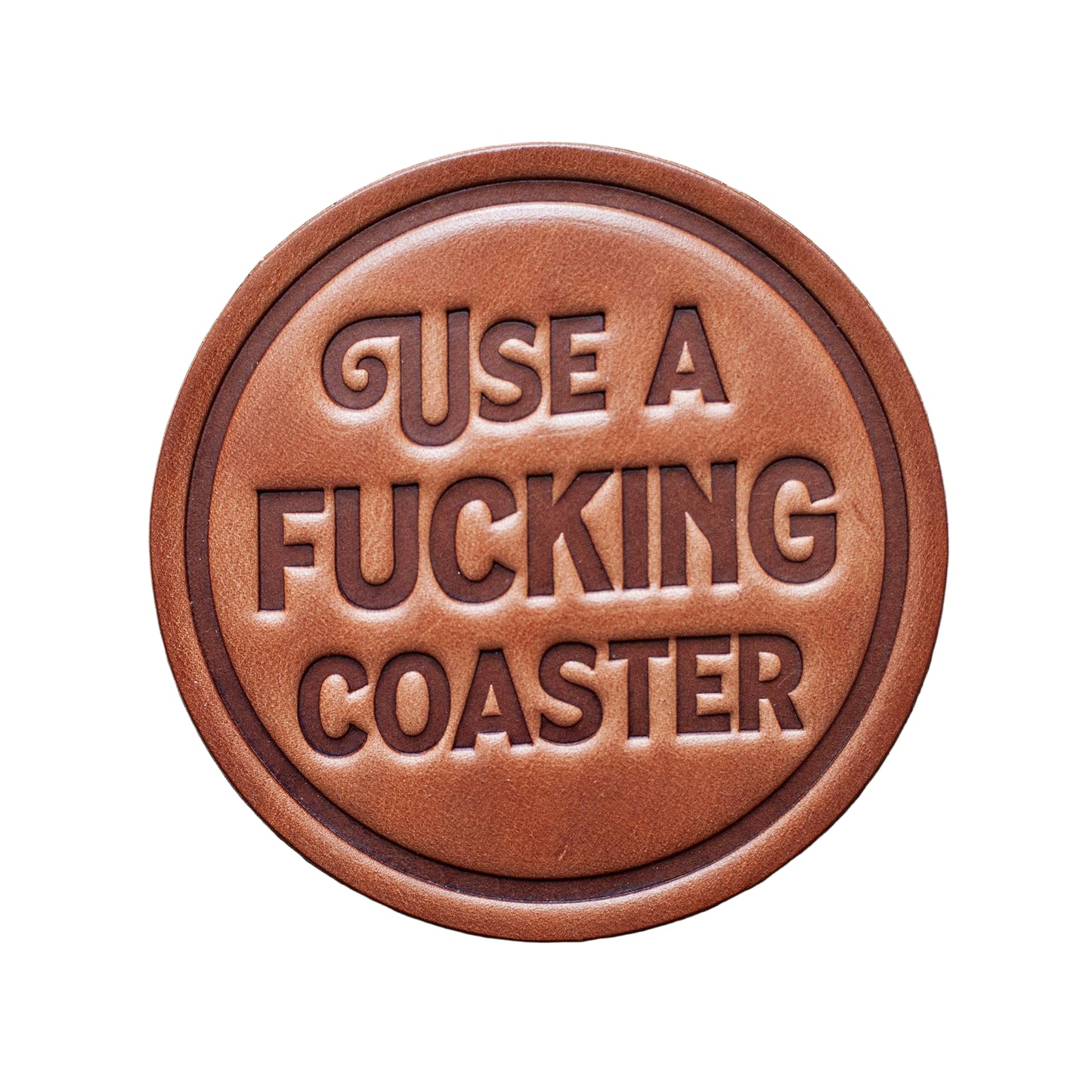 Leather Coaster (Multiple Designs)