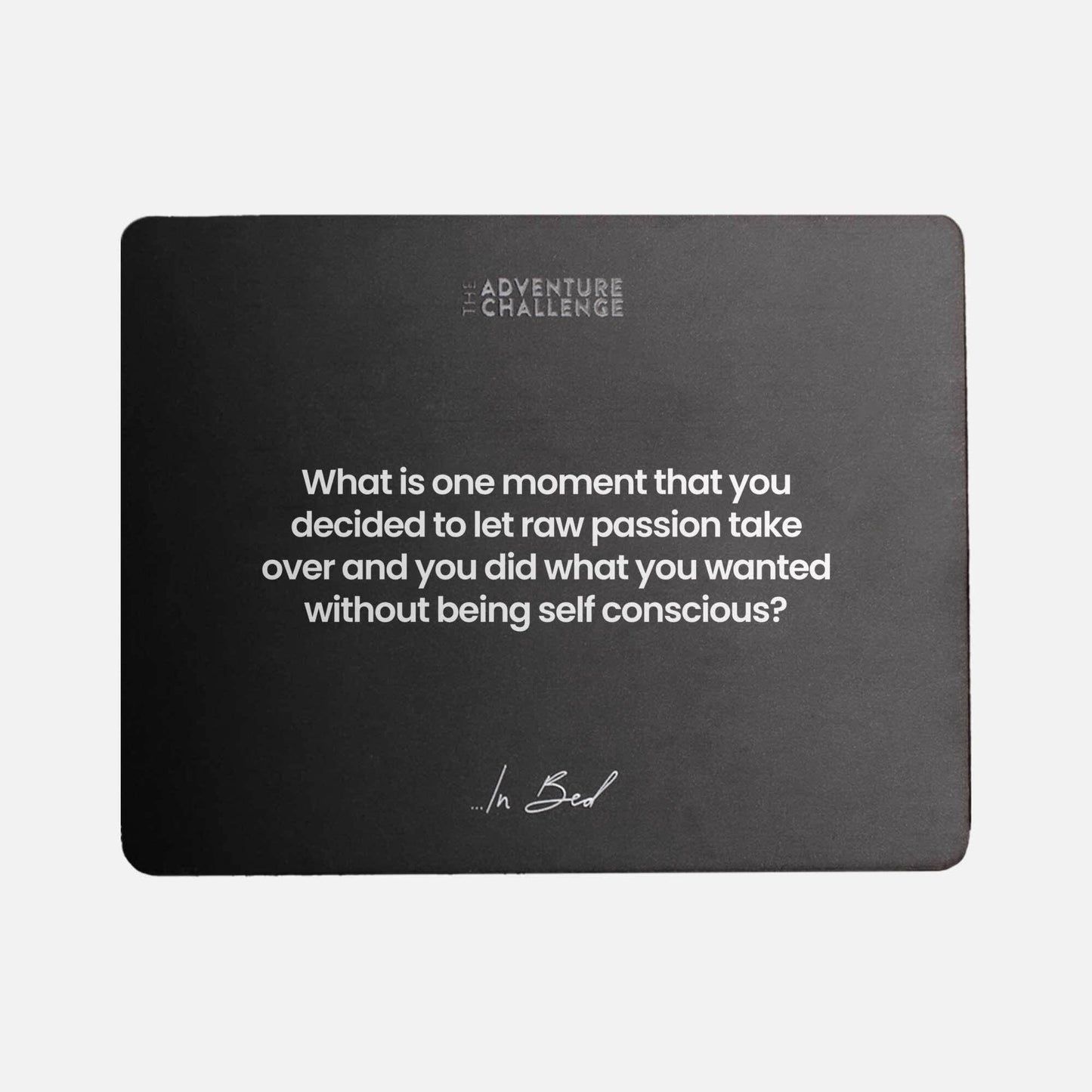 The Adventure Challenge: Connection Cards... In Bed