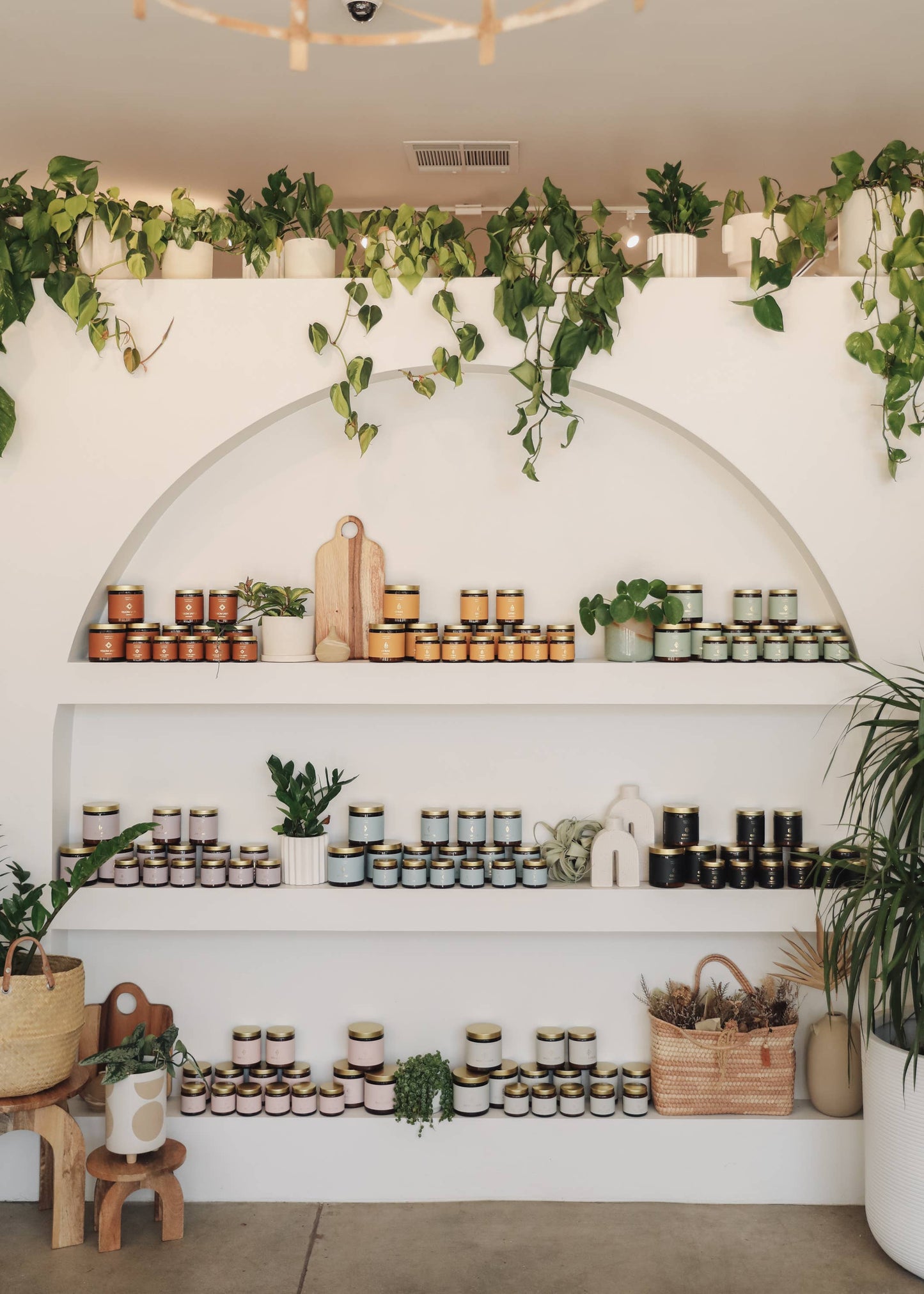 Happiness Candle with Yellow Jasper