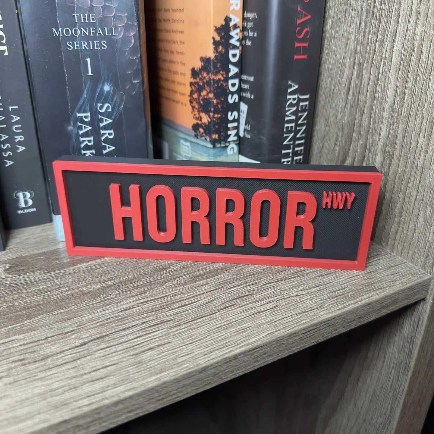 Bookshelf Street Sign