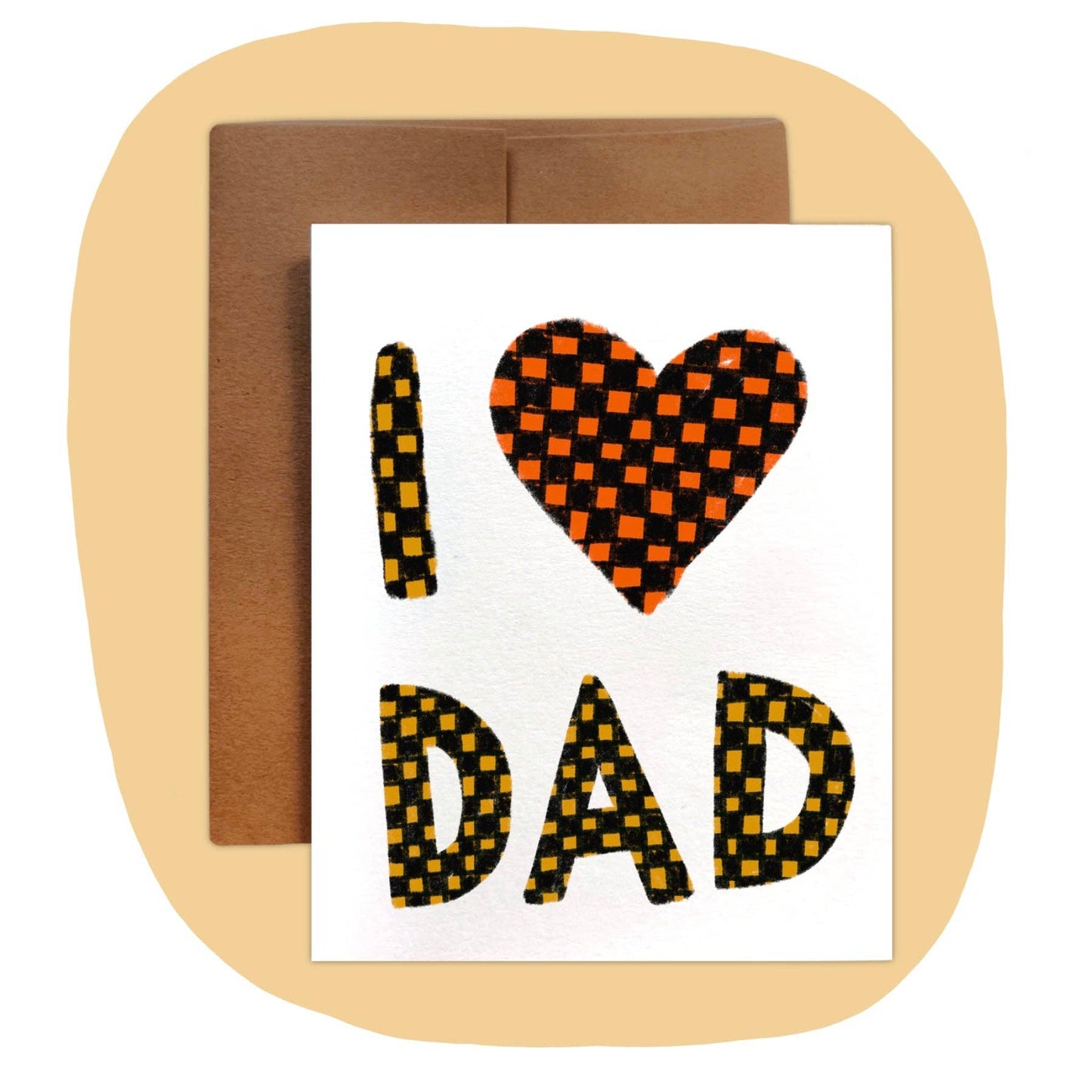 I HEART DAD CARD