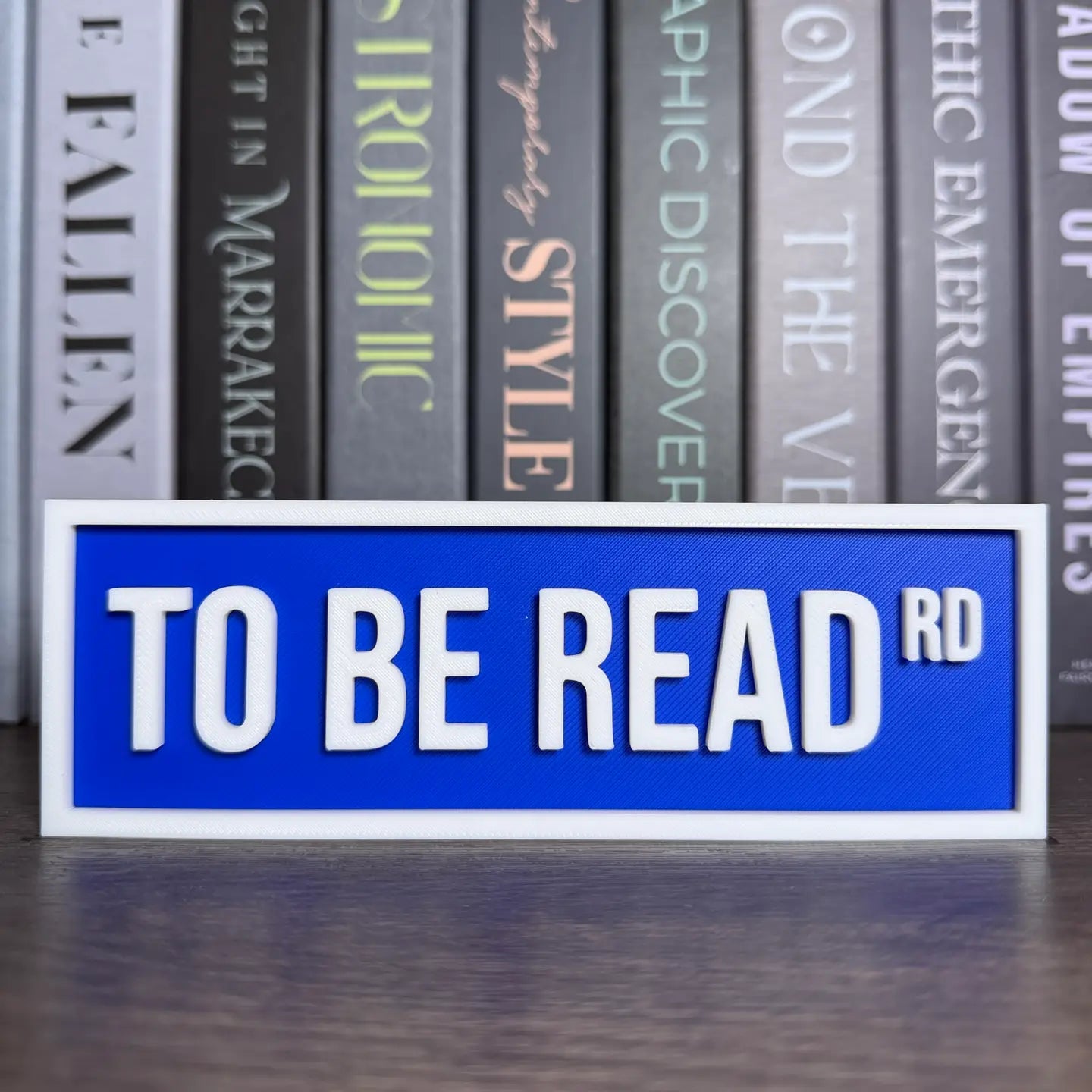 Bookshelf Street Sign