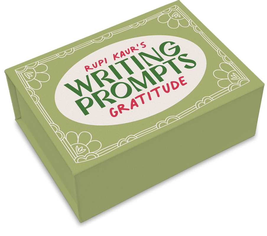 Rupi Kaur's Writing Prompts Gratitude Card Deck