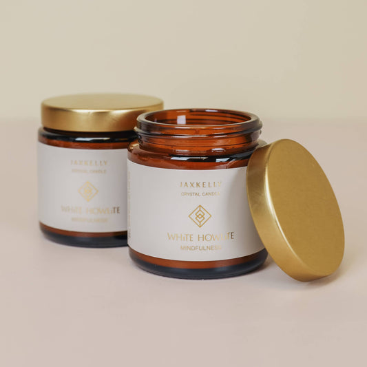 Mindfulness Candle with White Howlite