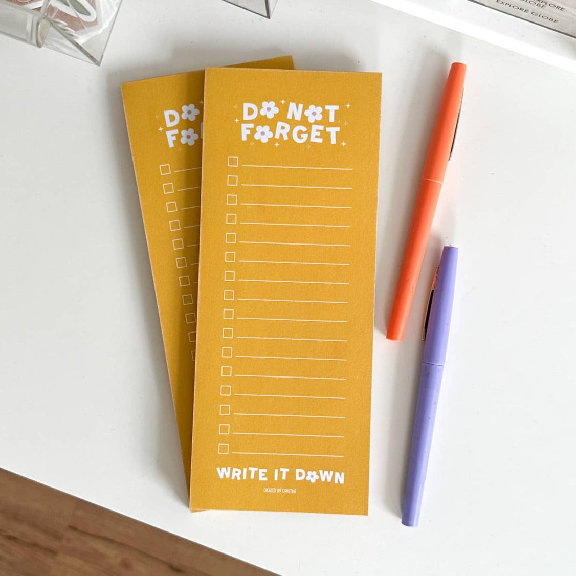 'Do Not Forget' Taskpad Planner