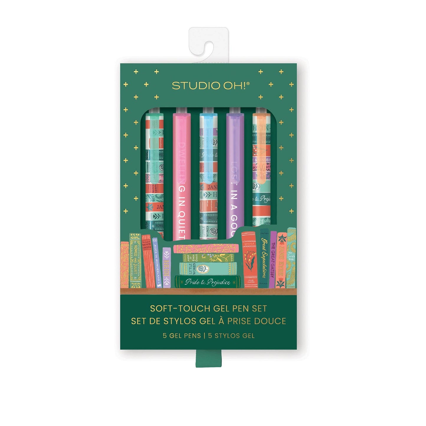 Cozy Reads Soft-Touch Gel Pen Set