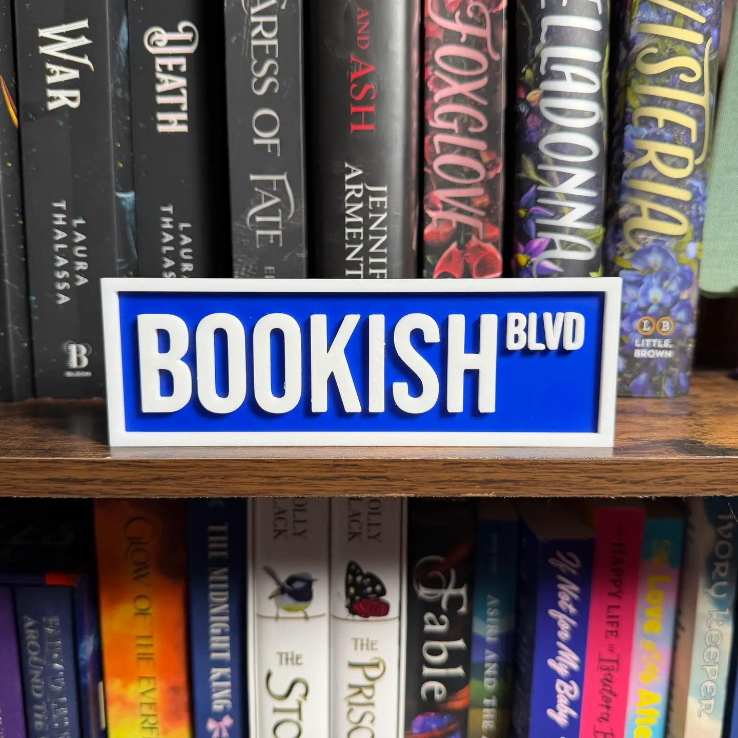 Bookshelf Street Sign