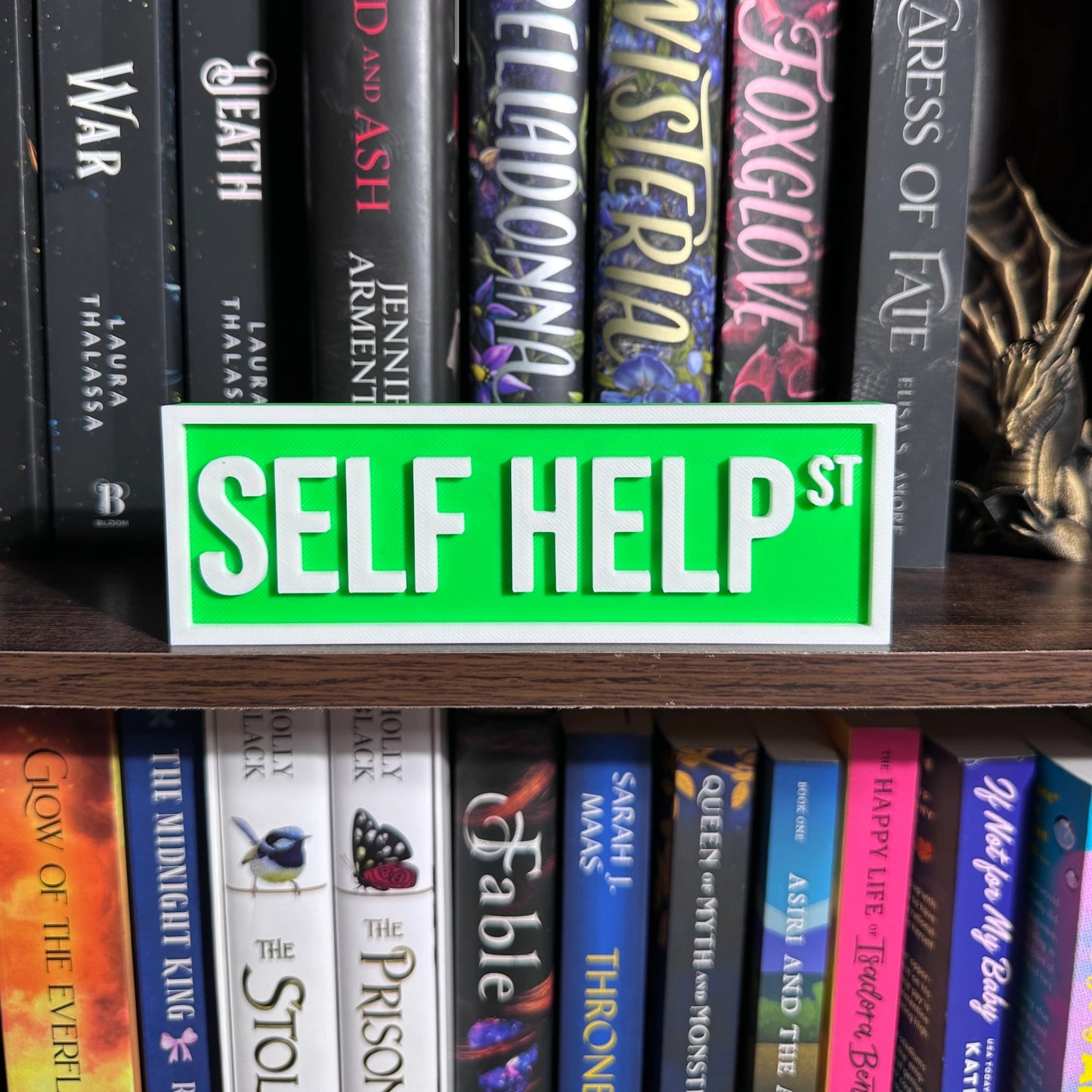 Bookshelf Street Sign