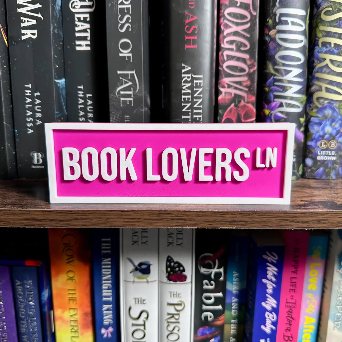 Bookshelf Street Sign