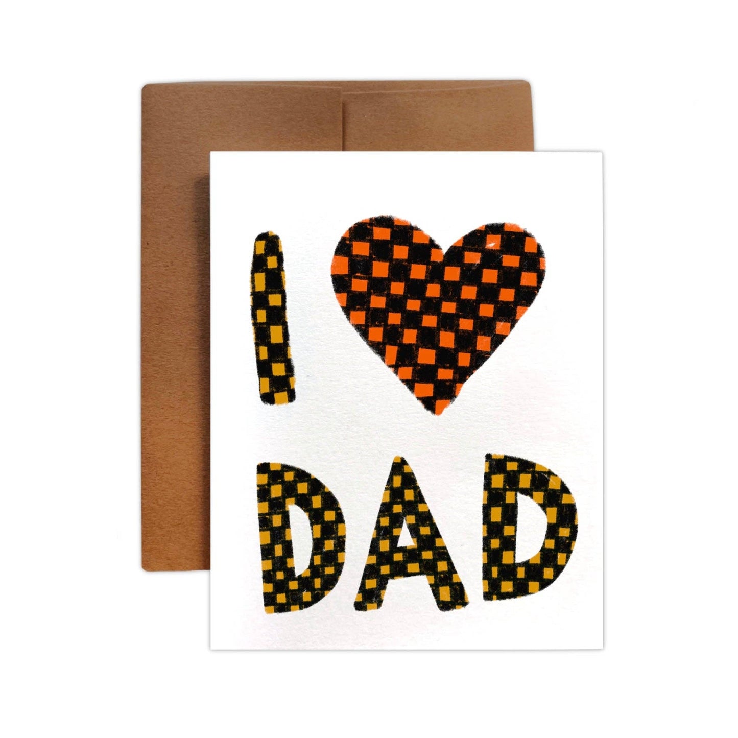 I HEART DAD CARD