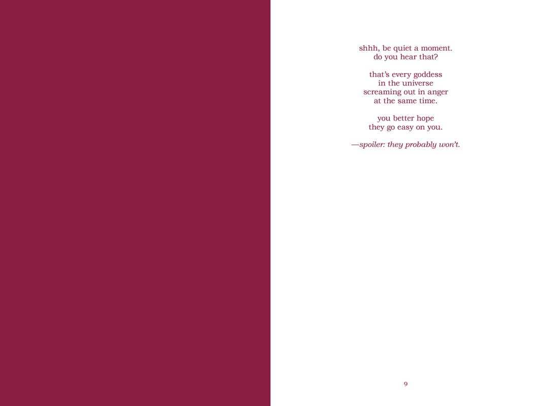 Witch doesn't drown in this one by Amanda  Lovelace