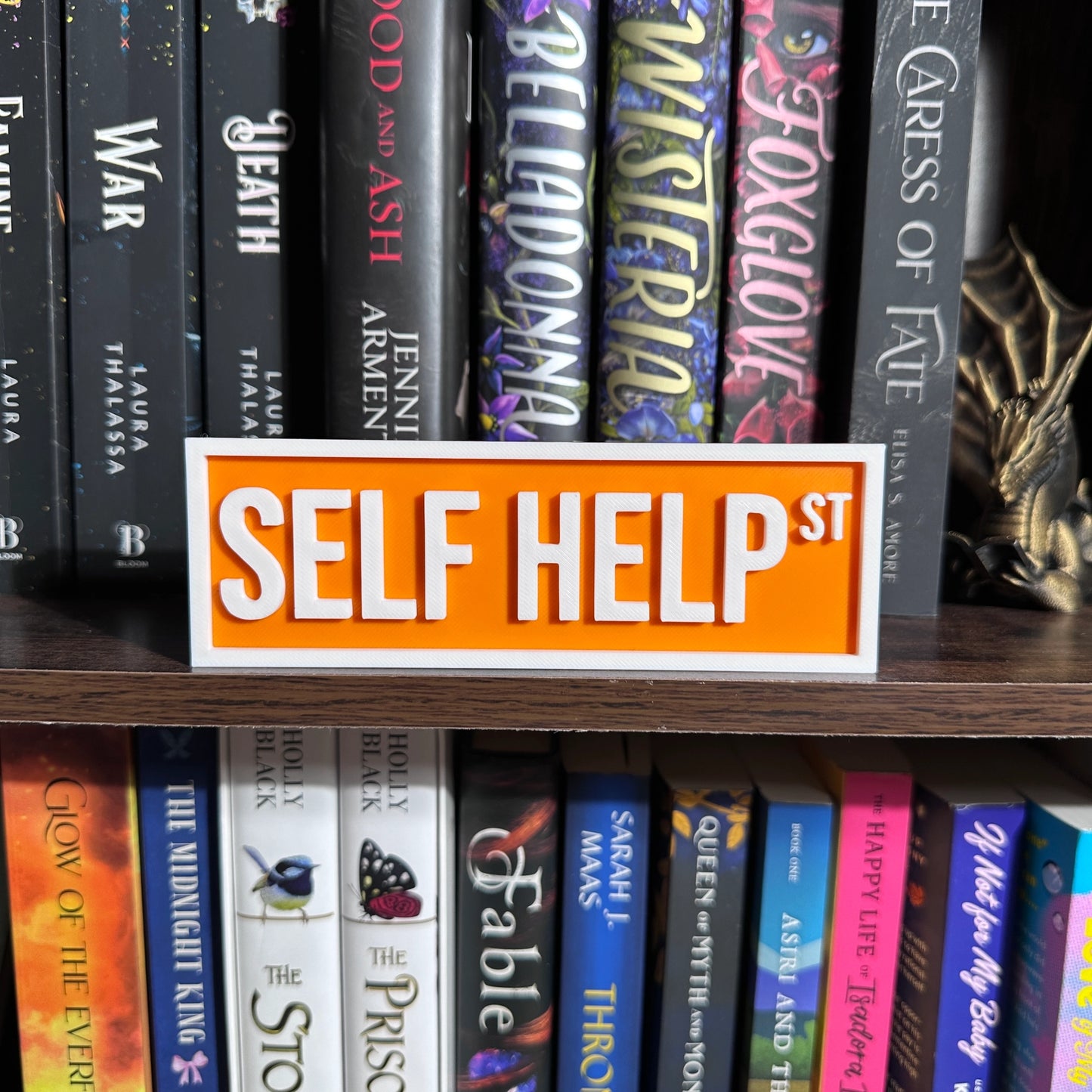 Bookshelf Street Sign