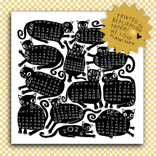Cat Calendar for 2026