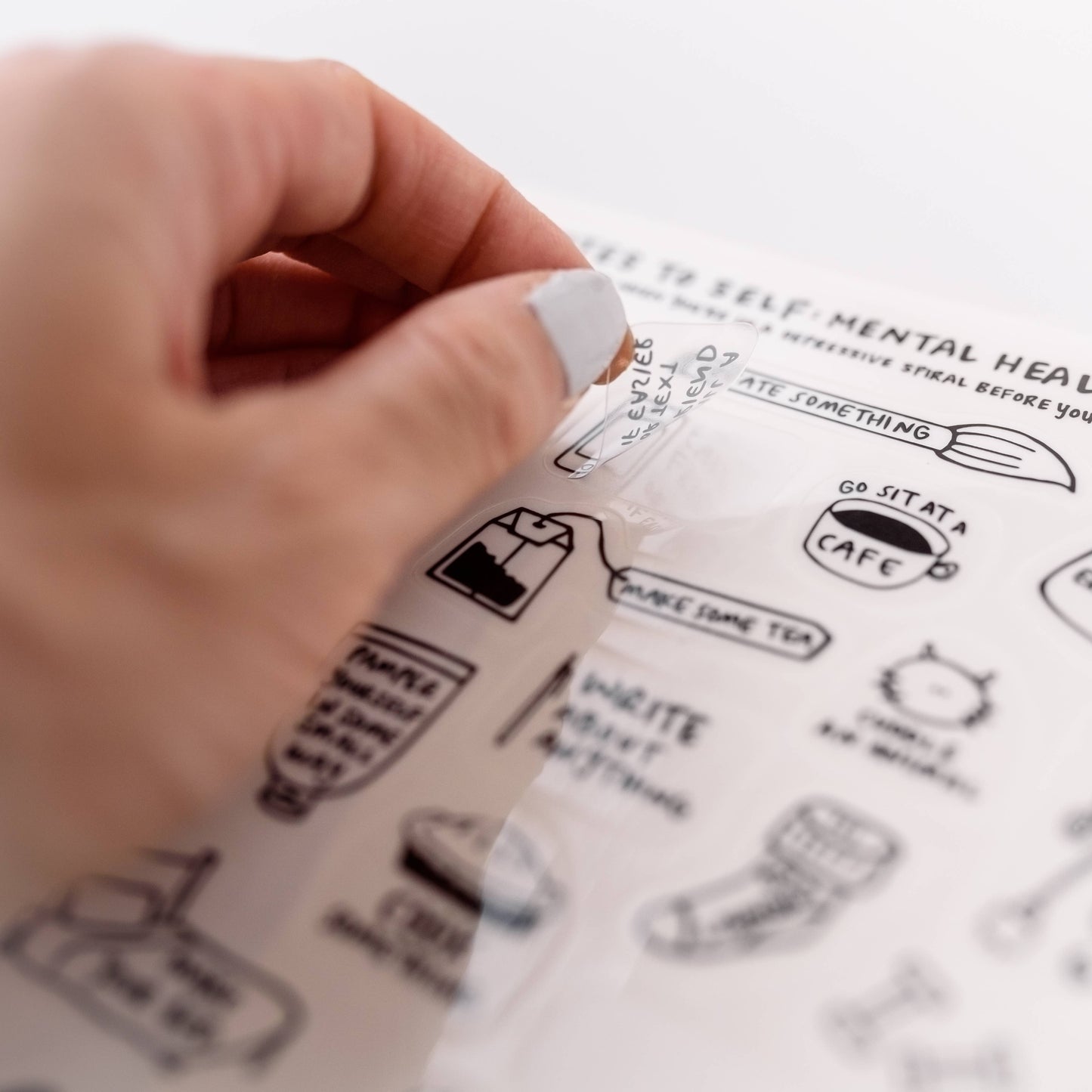 Mental Health Sticker Sheet