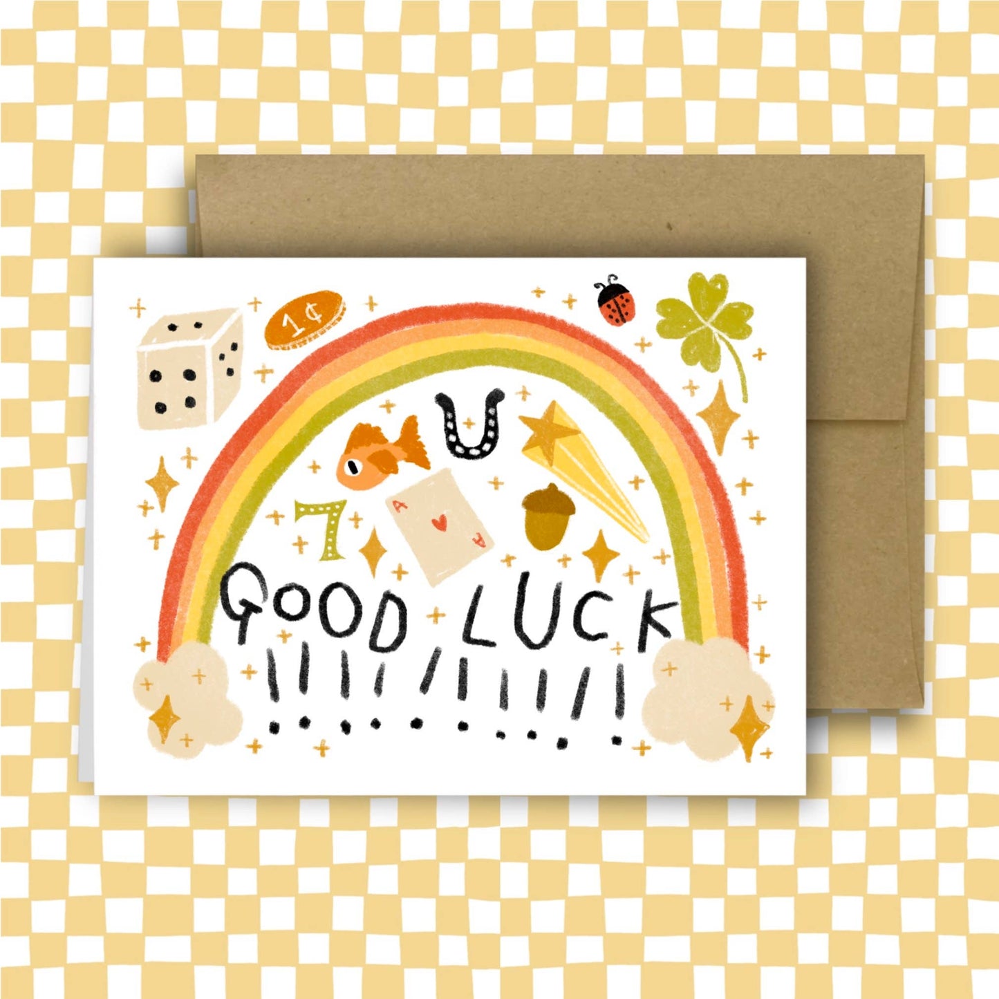 GOOD LUCK Greeting Card
