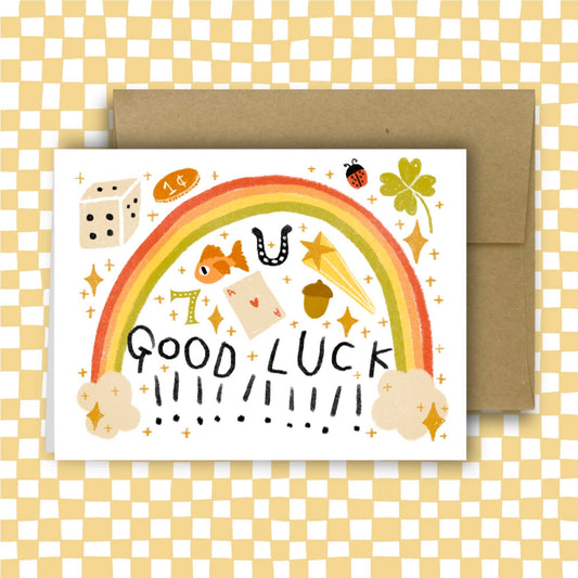 GOOD LUCK Greeting Card