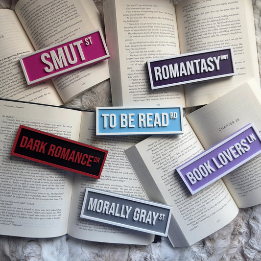 Bookshelf Street Sign