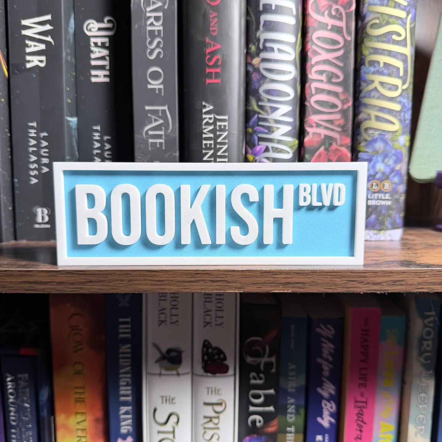 Bookshelf Street Sign