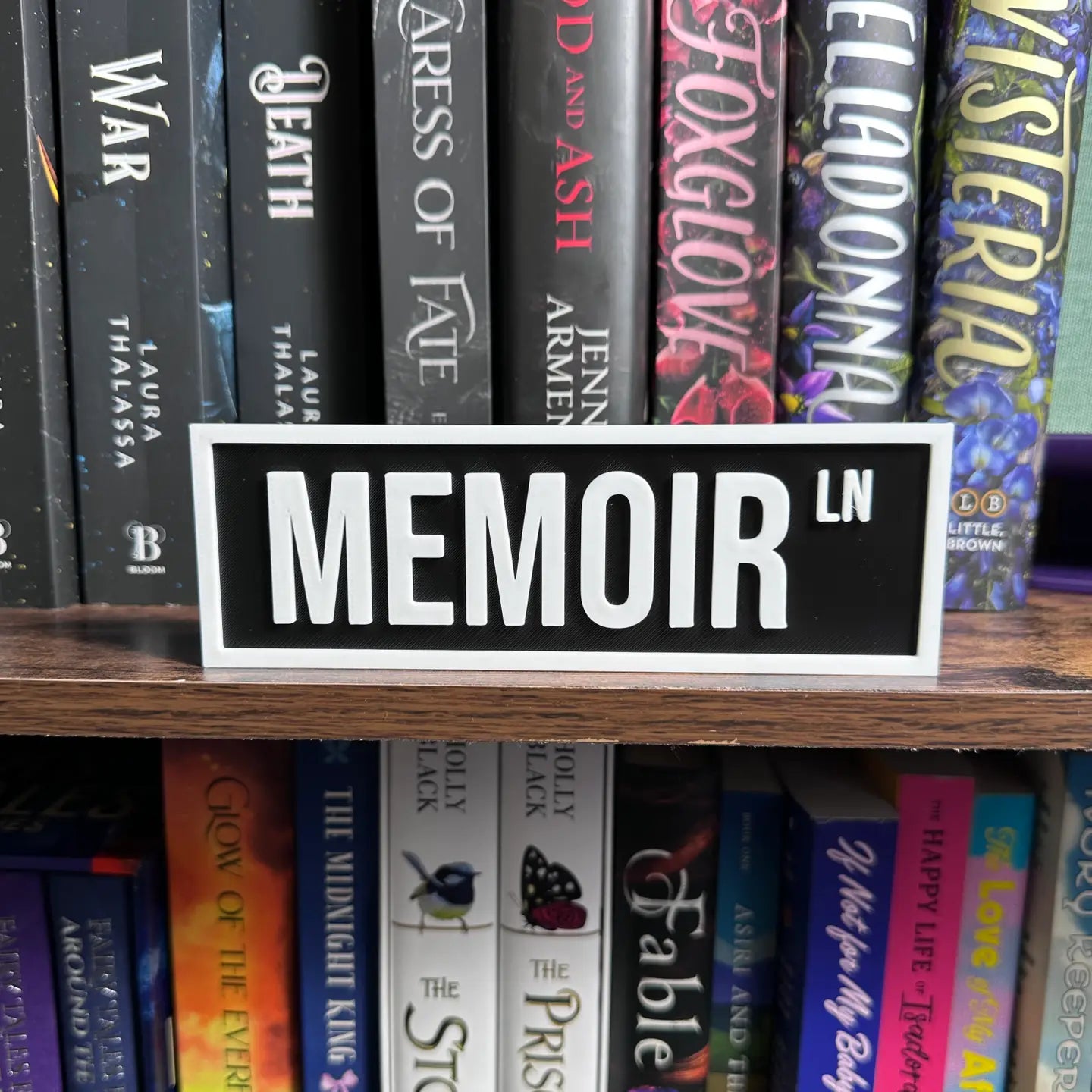 Bookshelf Street Sign