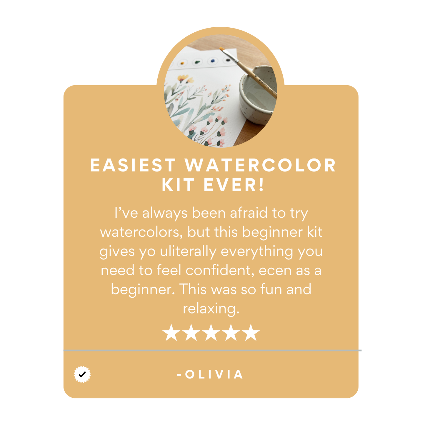 Butterflies All-In-One Watercolor Kit