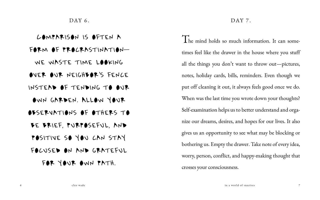 In a World of Sunrises: 365 Days of Heart, Soul, and Hope