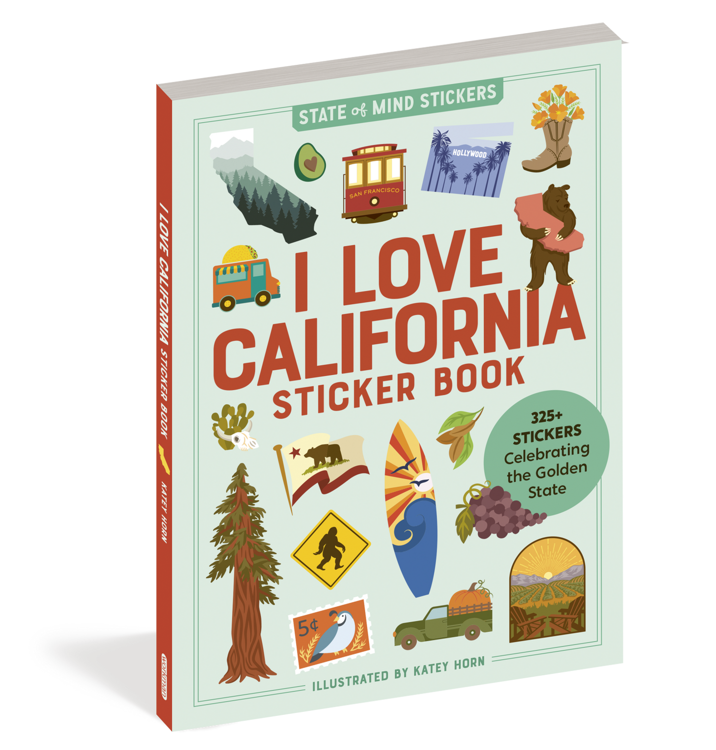 I Love California Sticker Book