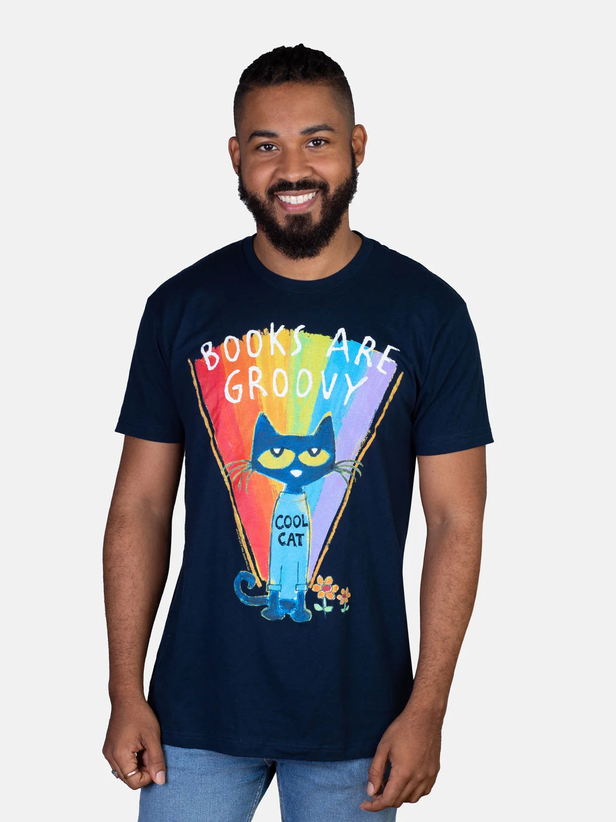 Pete the Cat: Books Are Groovy Unisex T-Shirt