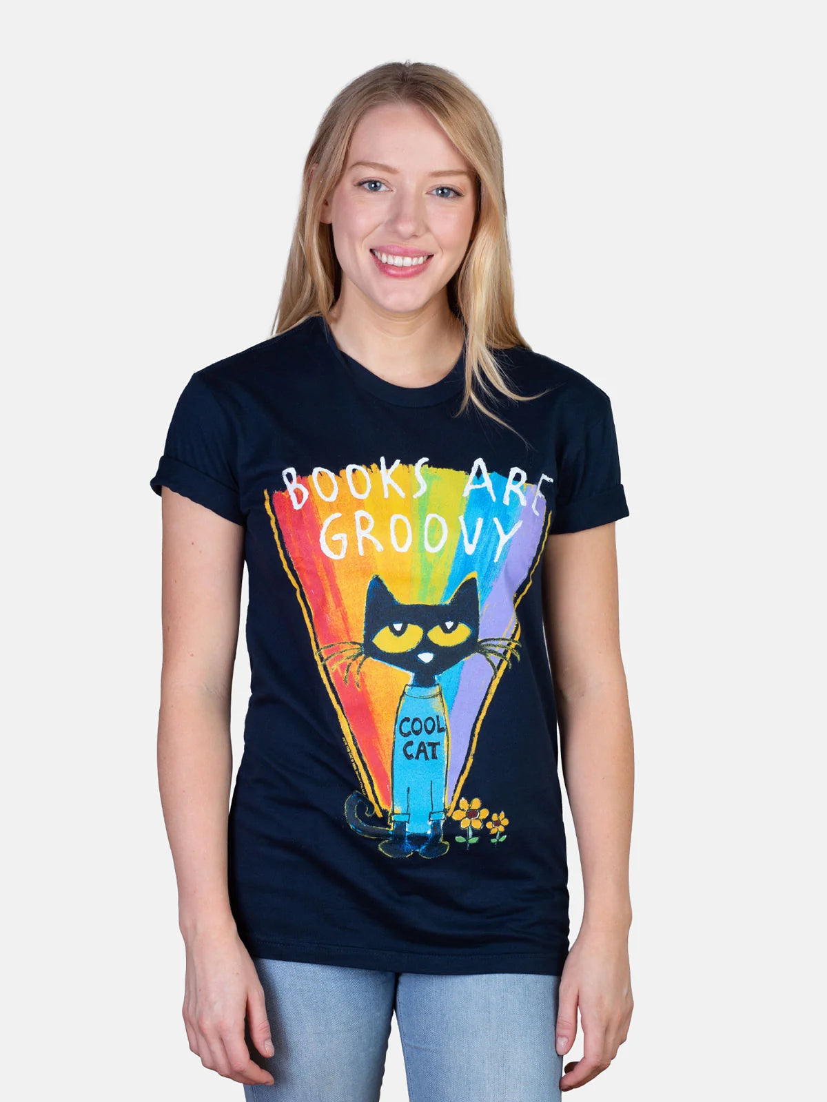 Pete the Cat: Books Are Groovy Unisex T-Shirt