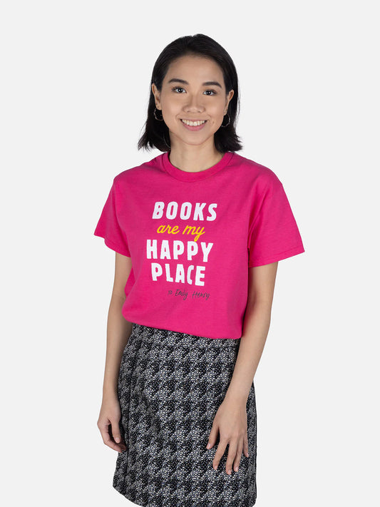 Emily Henry: Books Are My Happy Place Unisex T-Shirt