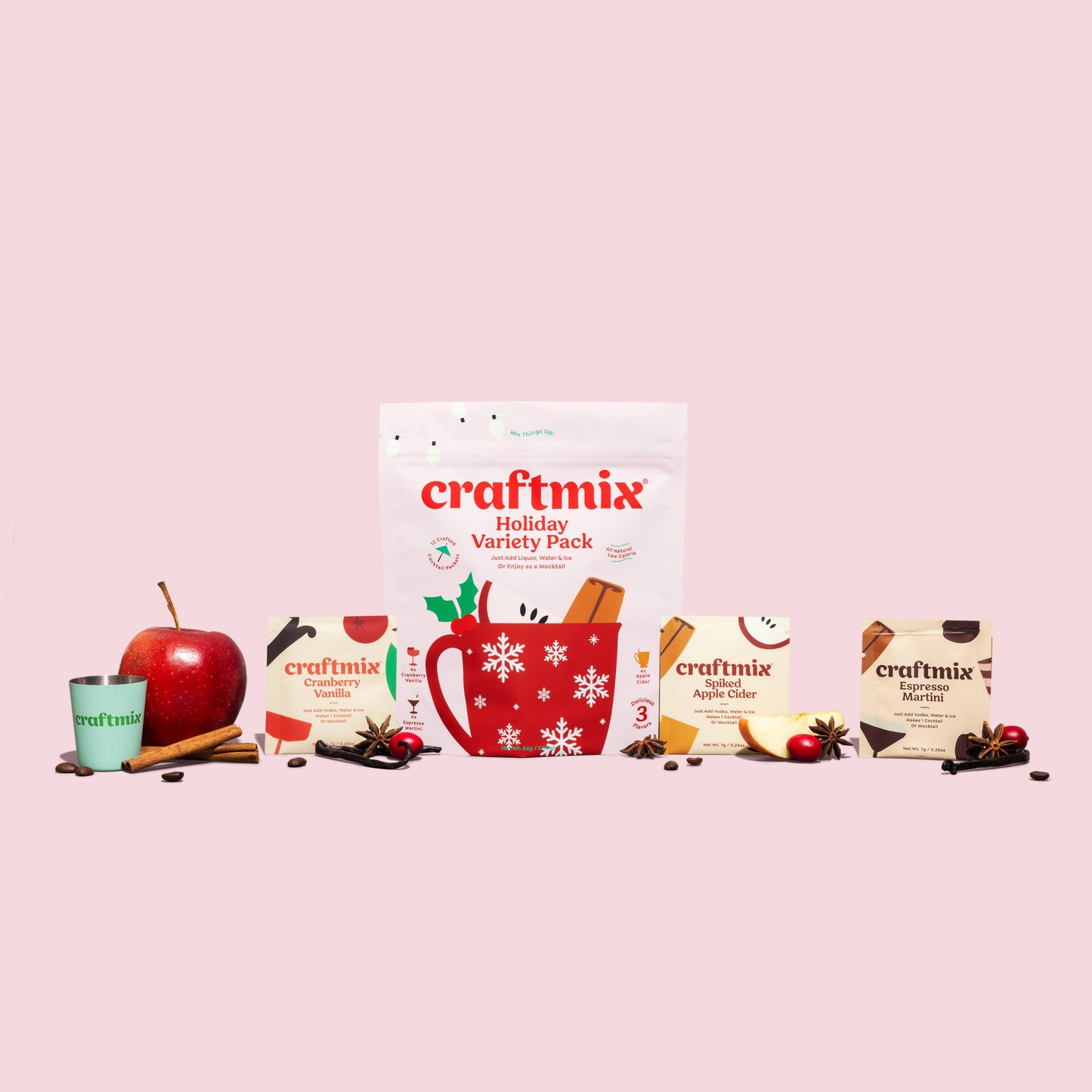 Craftmix Cocktail Mixers - Holiday Variety Pack