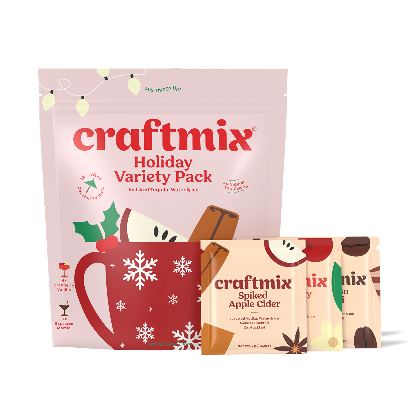 Craftmix Cocktail Mixers - Holiday Variety Pack