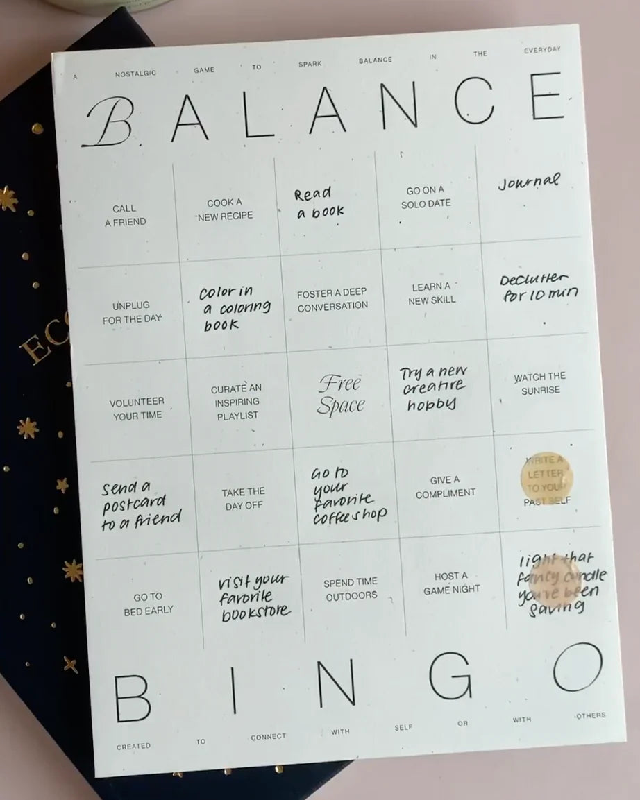 Balance Bingo Pad