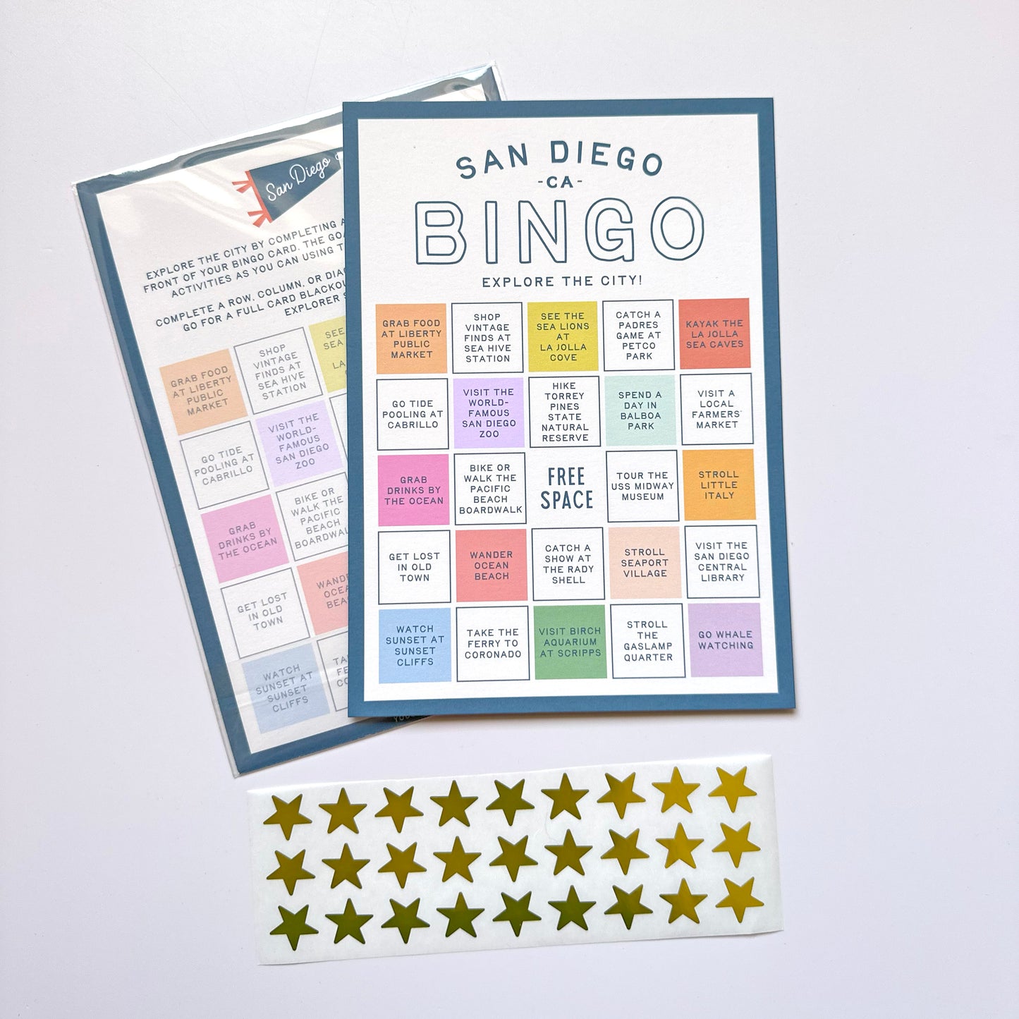 San Diego Bingo Card - Explore the City Game