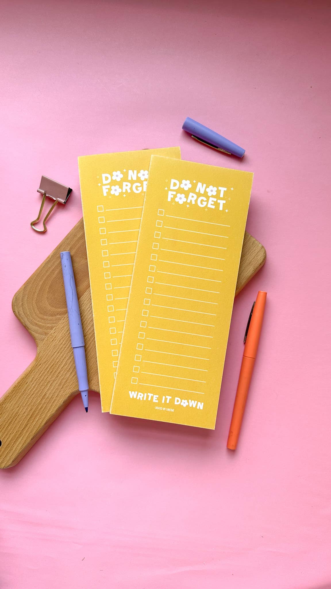 'Do Not Forget' Taskpad Planner