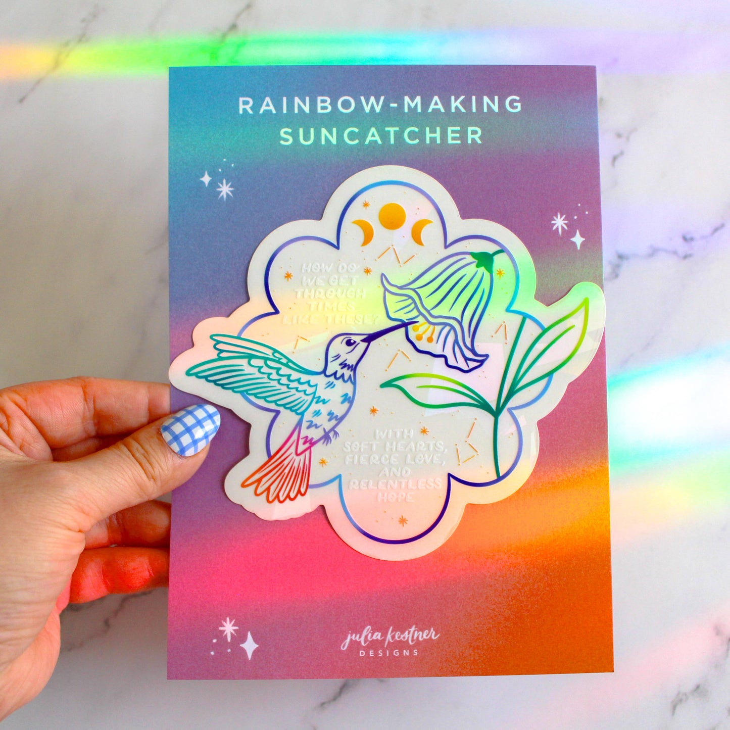 Rainbow-Making Suncatcher