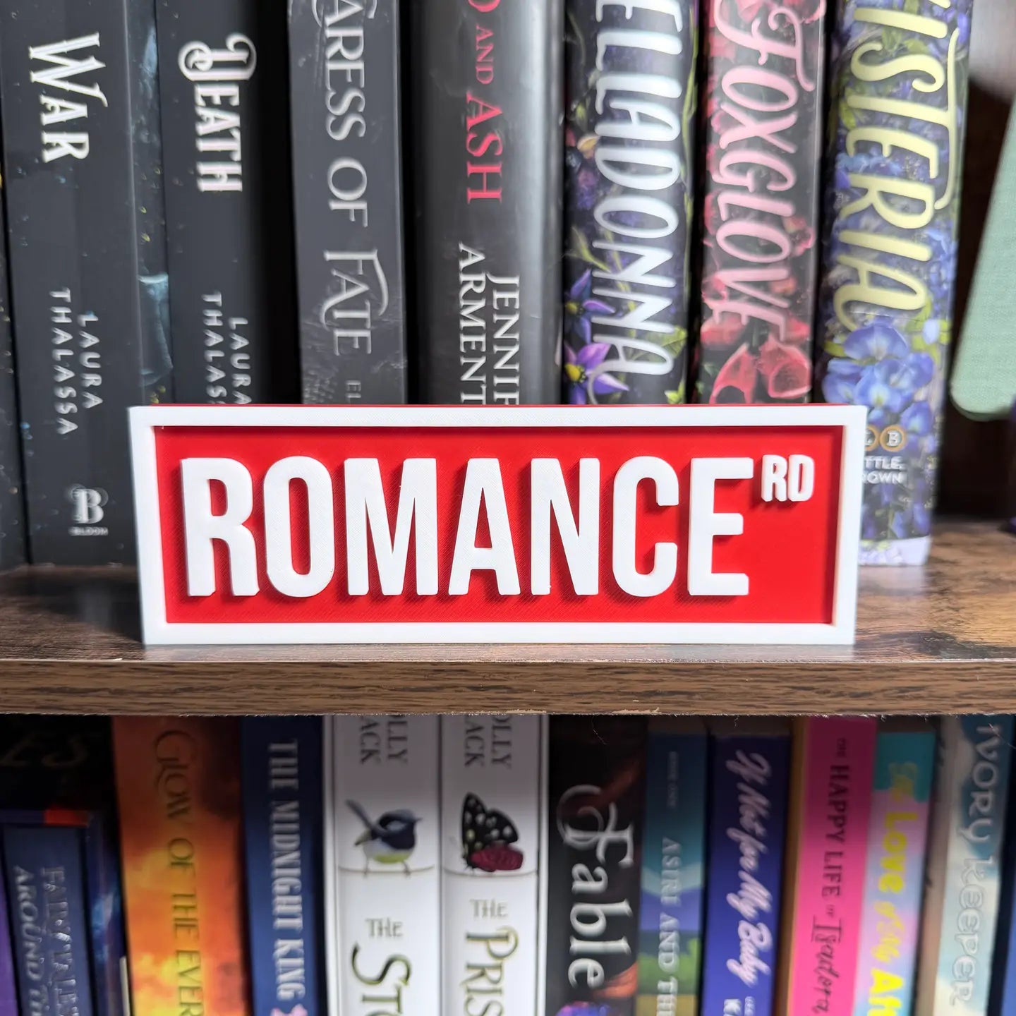 Bookshelf Street Sign