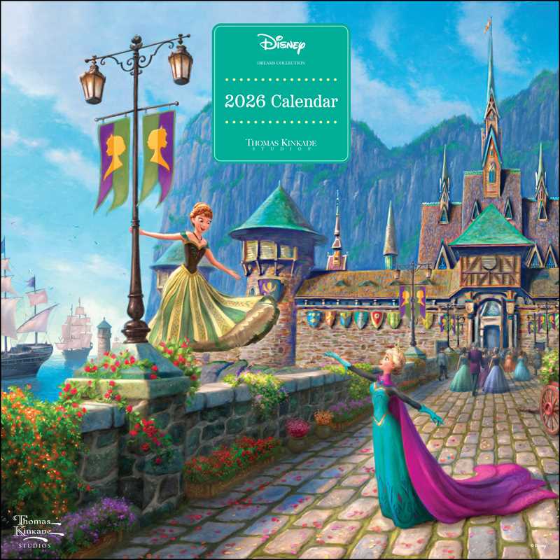 Disney Dreams Collection by Thomas Kinkade Studios 2026 Wall Calendar by Thomas Kinkade