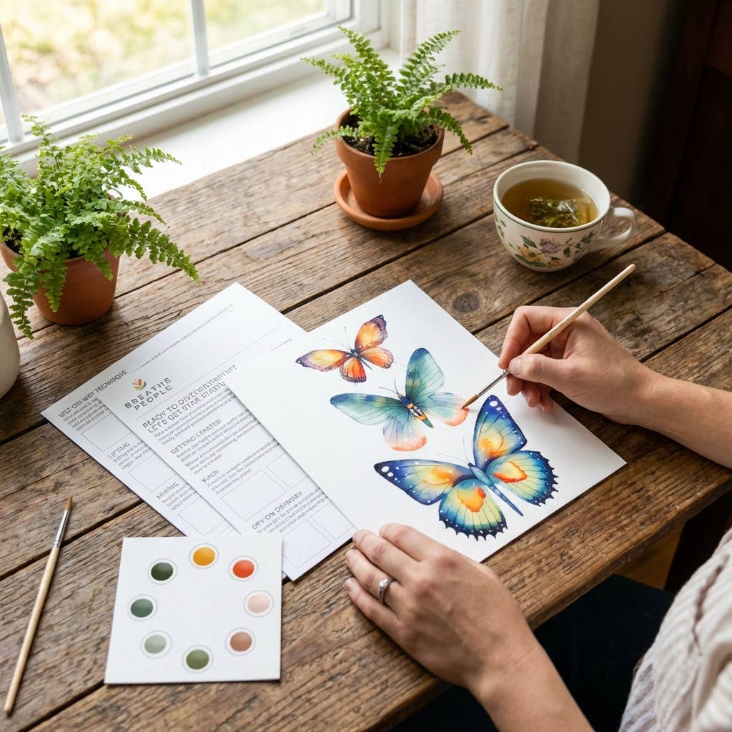 Butterflies All-In-One Watercolor Kit