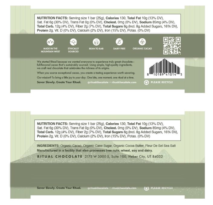 Ritual Chocolate Mini Bar