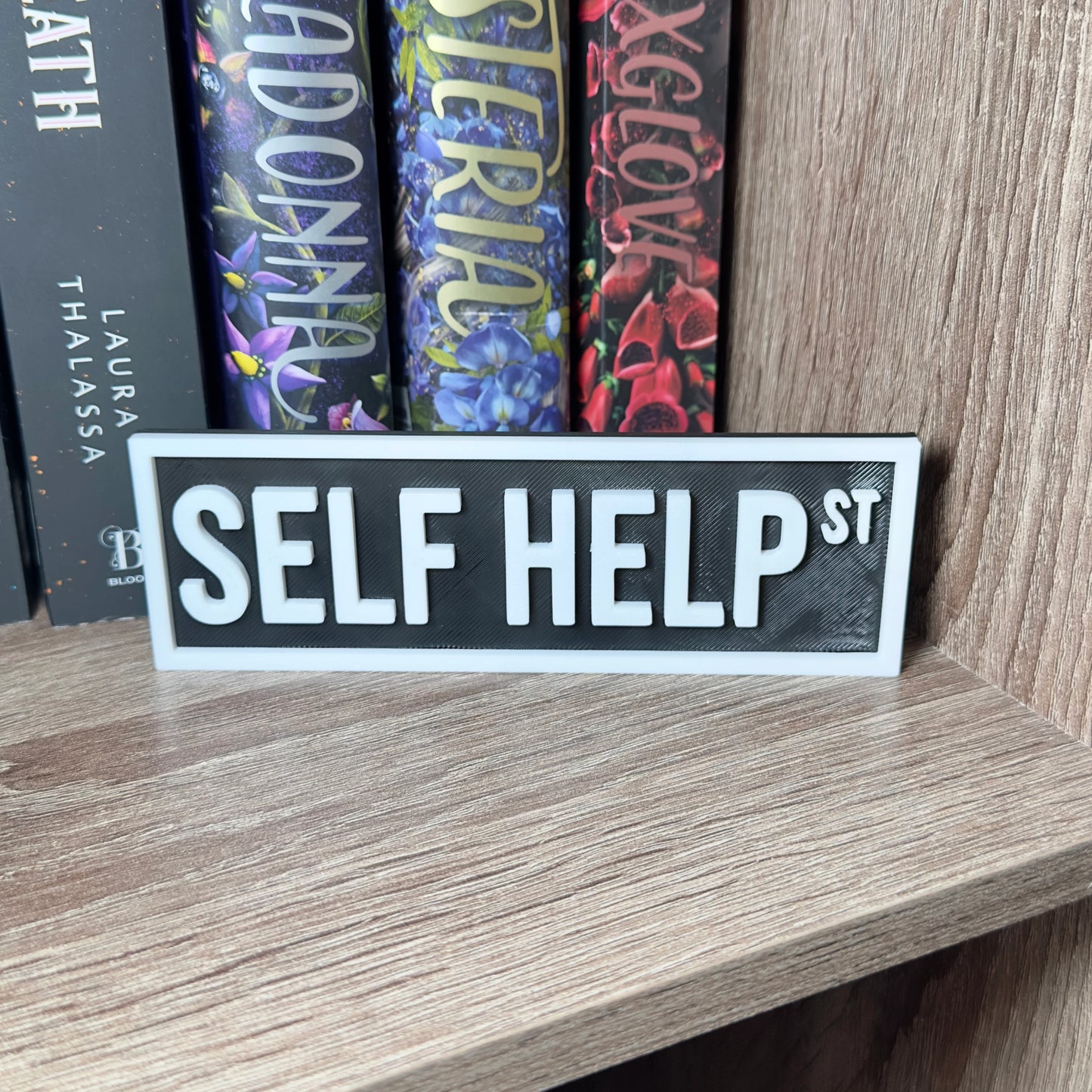 Bookshelf Street Sign