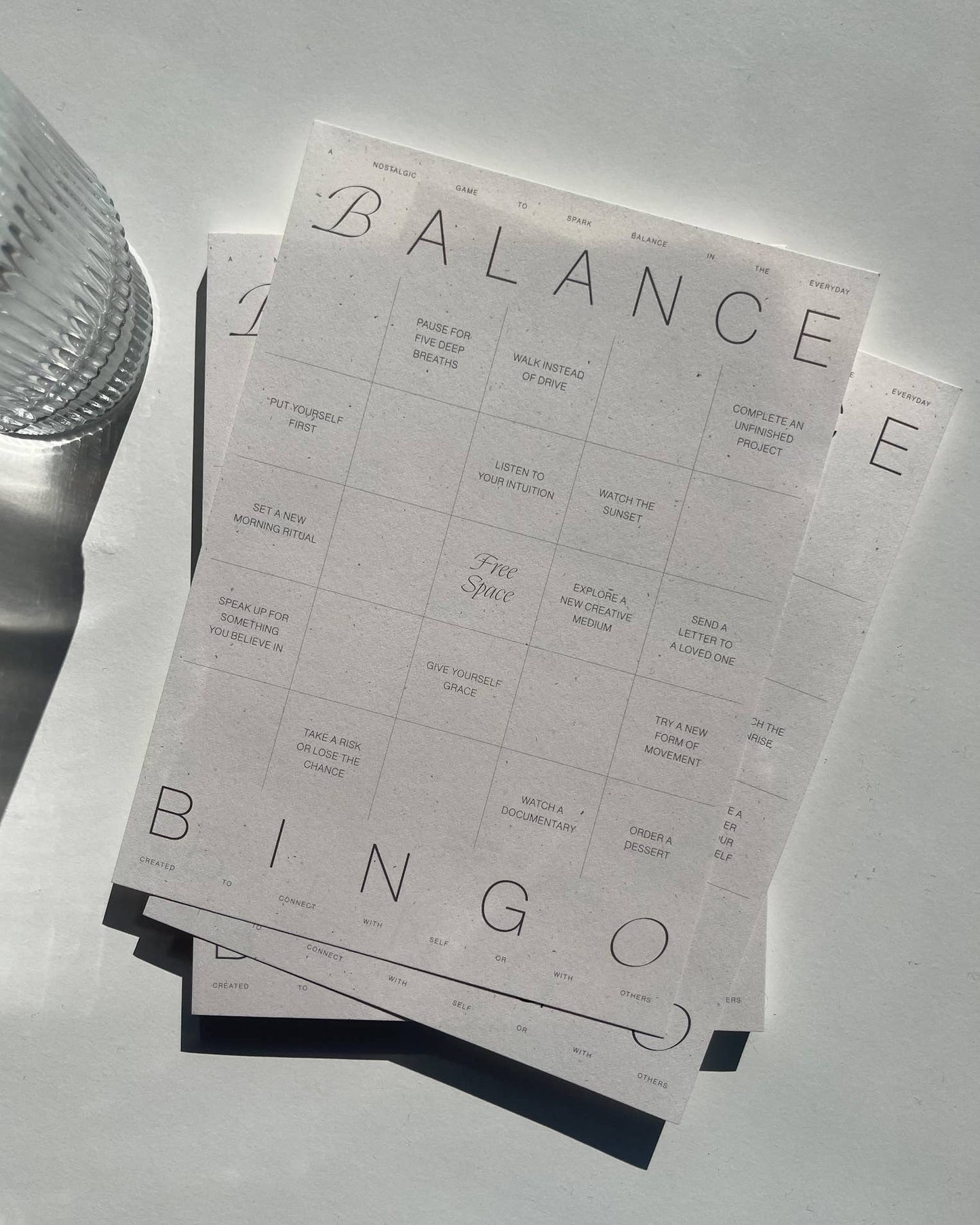 Balance Bingo Pad